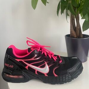 Men Size 10.5 Nike Air Max Torch 4 Pink Black Shoes Women Size 12
